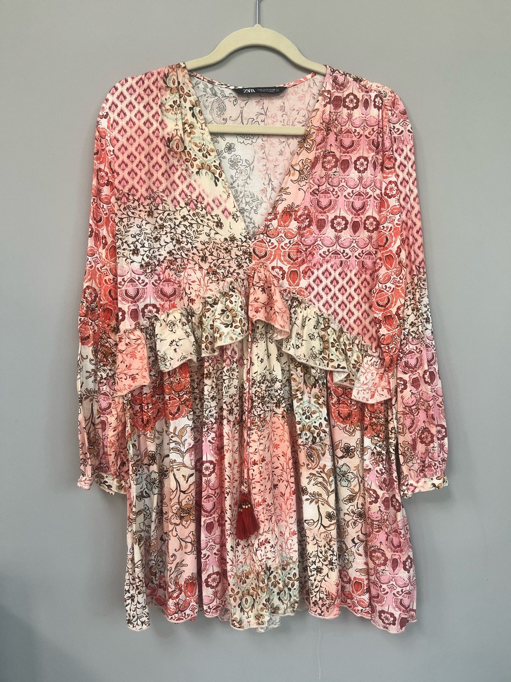 Romantic floral oversized top/dress
